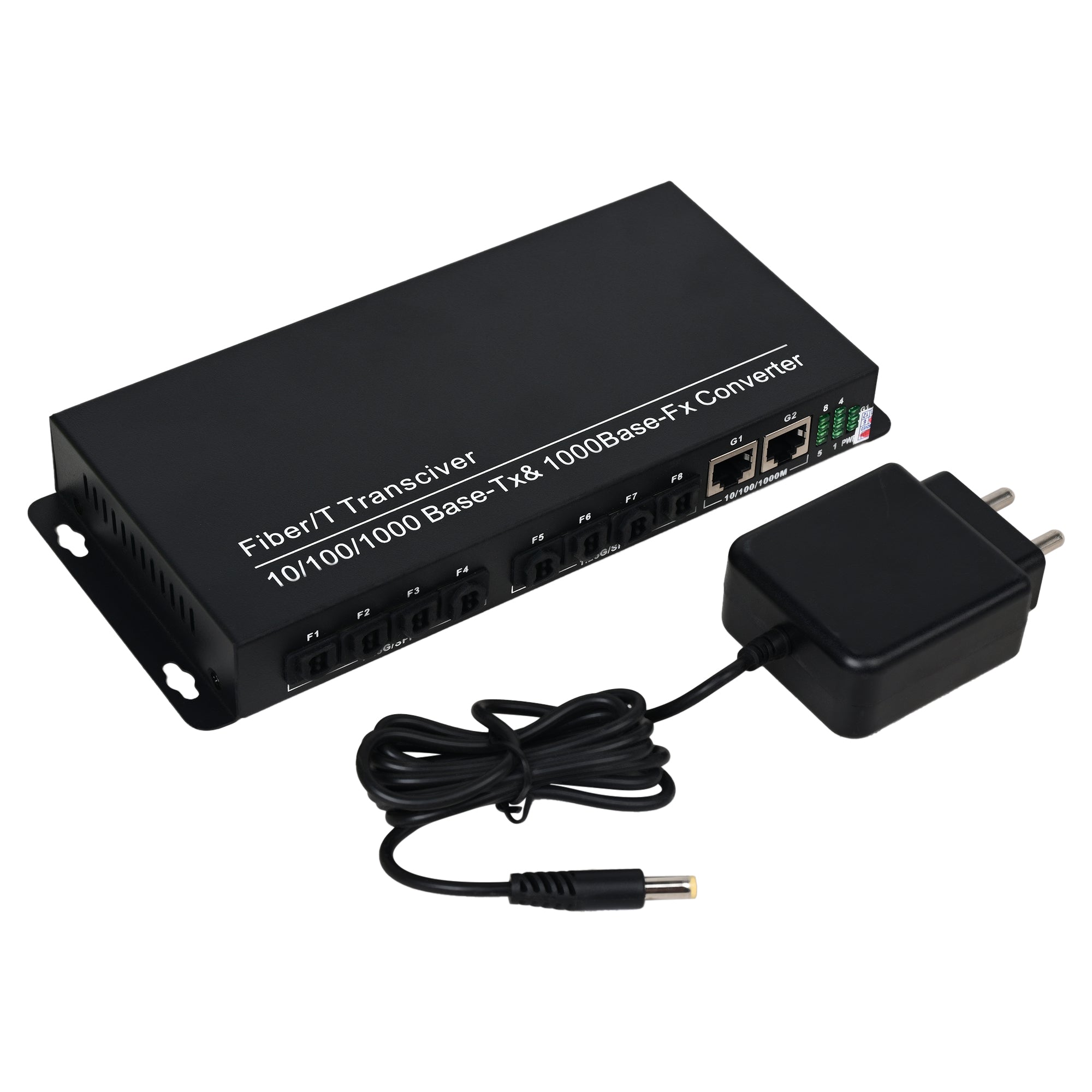 BOXNUBE 8 Port Fiber Unmanaged Switch with 8 x 1G SFP Ports and 2 x Gigabit Uplink RJ45 Ports | Ideal for IP Cameras, IP Phones, Access Points BOXNUBE 8 Port Fiber Unmanaged Switch with 8 x 1G SFP Ports and 2 x Gigabit Uplink RJ45 Ports | Ideal for IP Cameras, IP Phones, Access Points